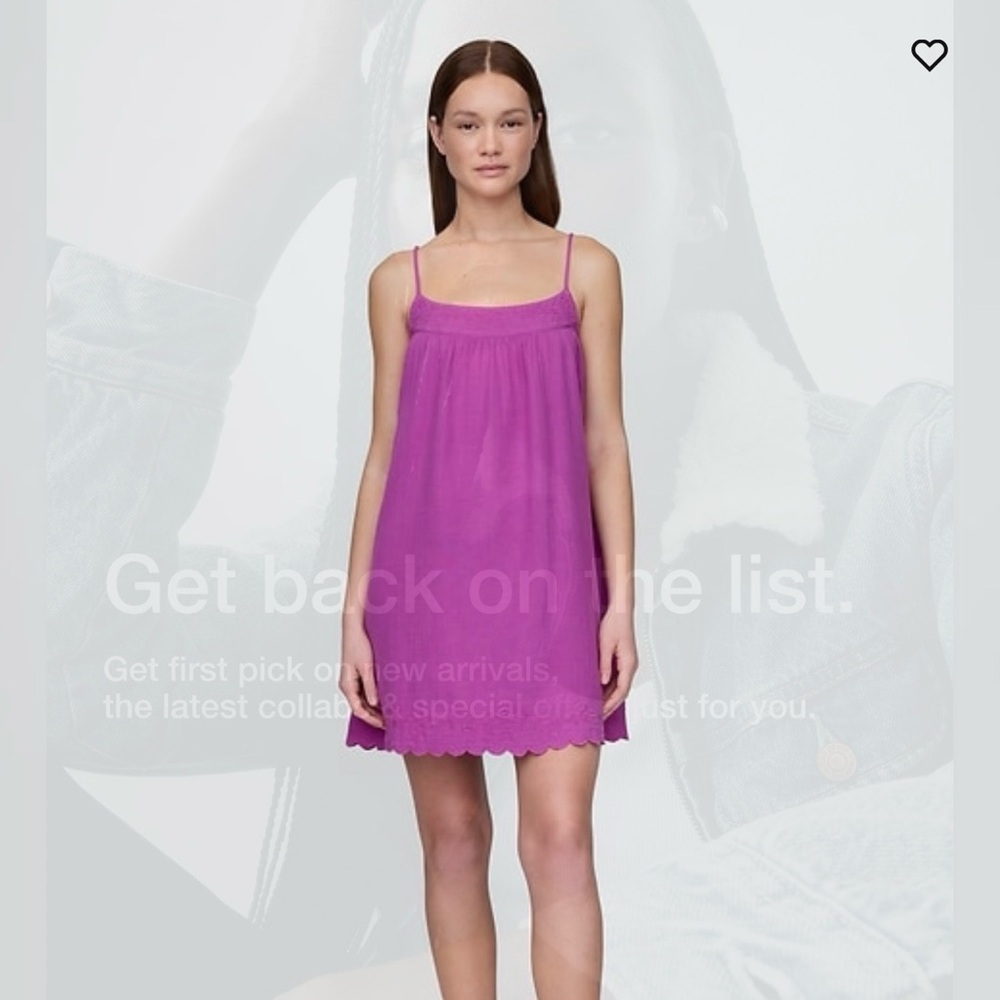 GAP Women's Mini Dress in Purple